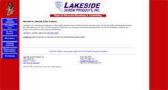 Desktop Screenshot of lakesidescrew.com